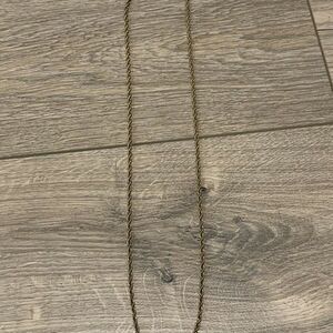 Vintage Napier Gold Tone Twisted Chain Necklace 30" Long